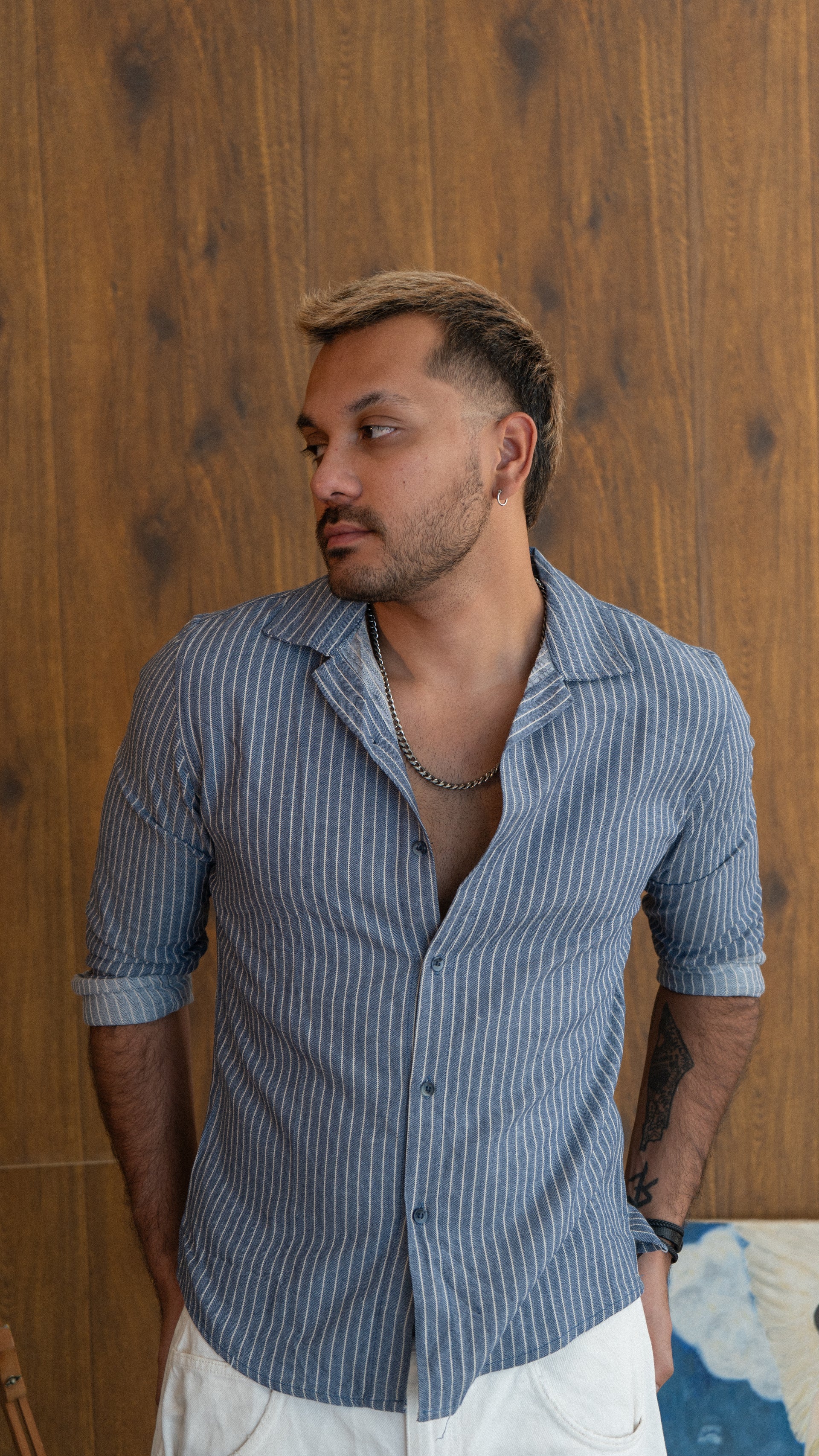 Emblem Blue Shirt