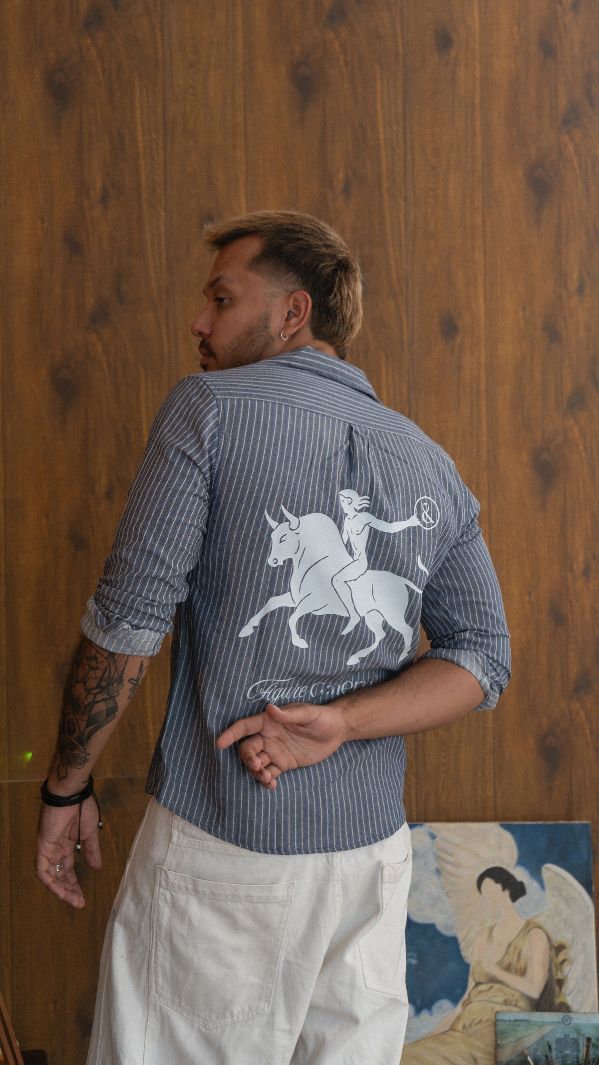 Emblem Blue Shirt