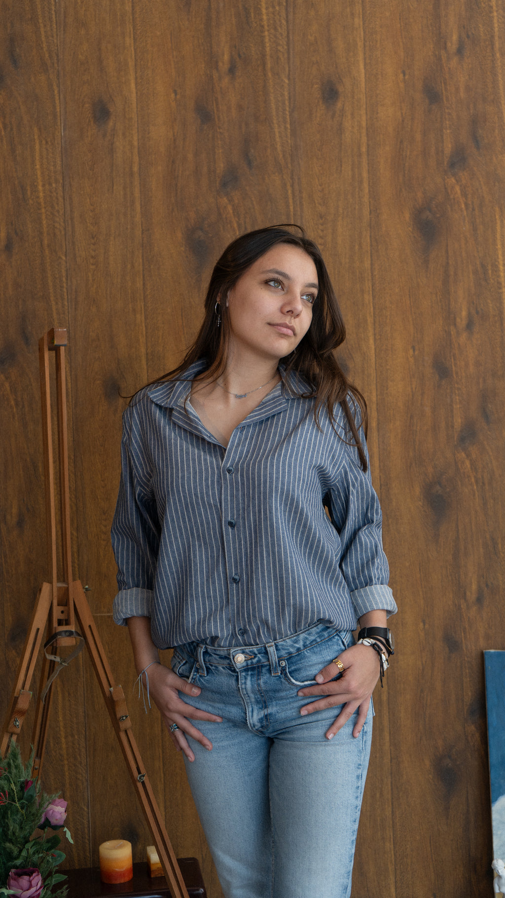 Emblem Blue Shirt