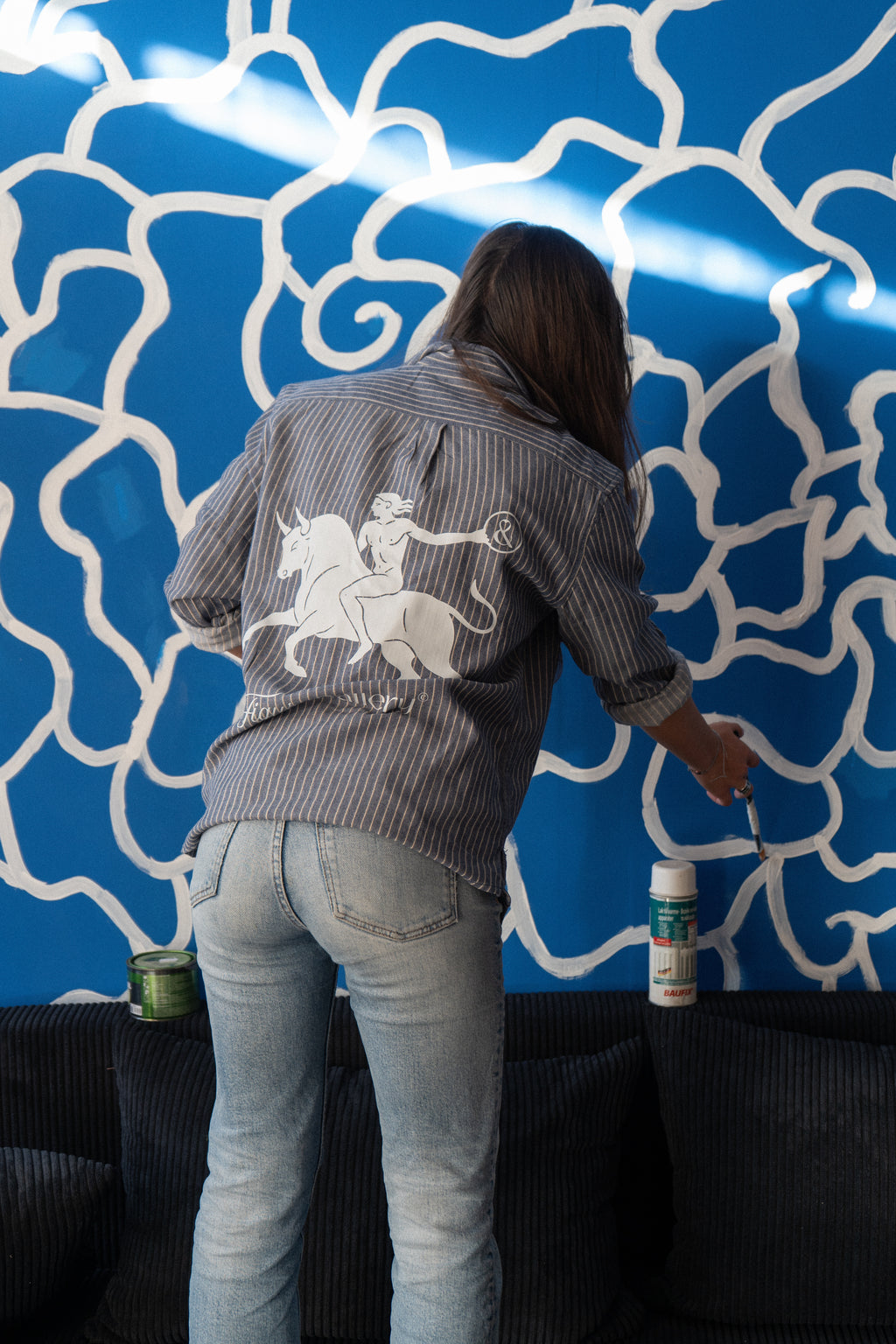 Emblem Blue Shirt